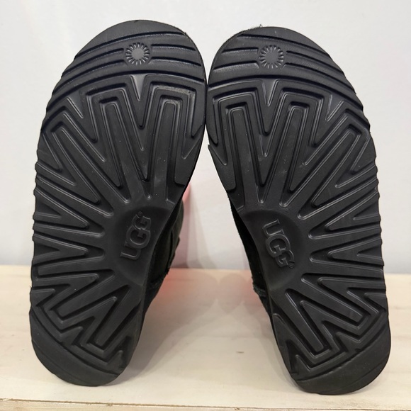 Ugg Black Suede Classic Short Boots - Picture 6 of 7